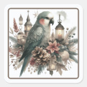 パーケットランタン クリスマス スクエアシール (正面)