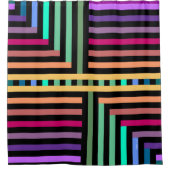 パーケートシャワーカーテン シャワーカーテン (正面)