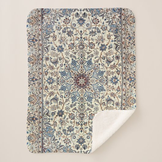 パーシアダスティブルーグレーアクセント  シェルパブランケット (正面)