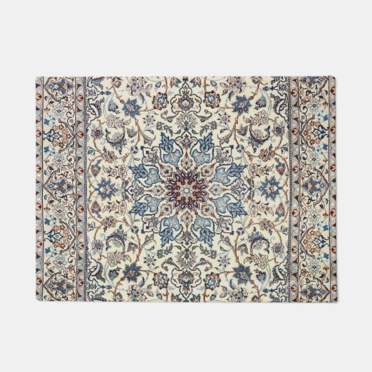 パーシアダスティブルーグレーアクセント  ドアマット (正面)