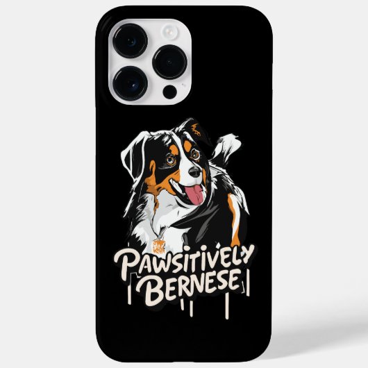 パーシエリーベルネーズグラフィティ – ベルネーゼ愛犬家 Case-Mate iPhoneケース (裏面)