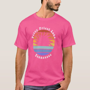 パーシープリッスウェットテネシー湖TNサンセットスーベニアヴァック Tシャツ