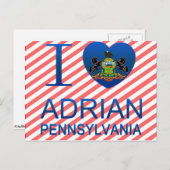 パーシー州エイドリアンが大好き ポストカード (正面/裏面)