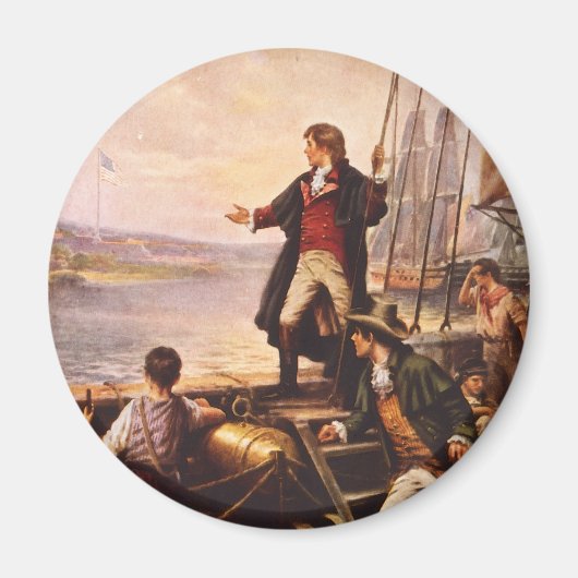 パーシー・モランの星の旗 マグネット (正面)