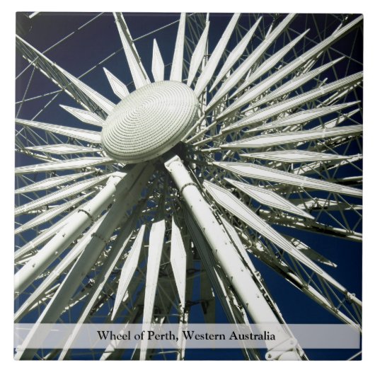 パースのホイール、西オーストラリアのセラミックタイル タイル (正面)