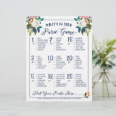 パースの中身 ブライダルシャワーのゲーム フラワー (スタンド正面)