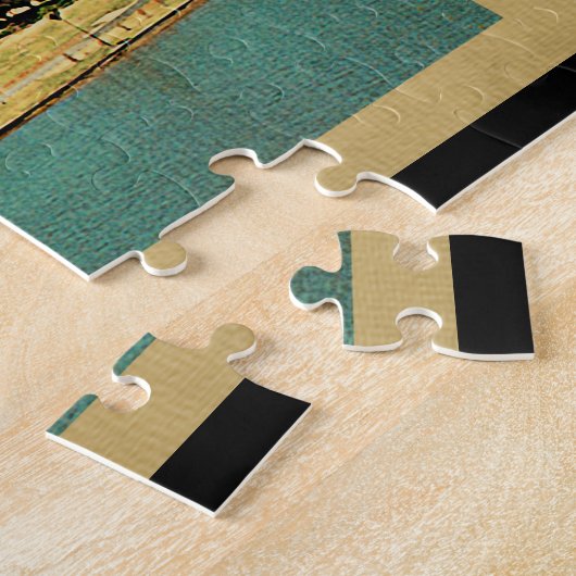 パースオーストラリアのヴィンテージ旅行 ジグソーパズル (側面)