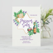 パースオーバー・セーダー 招待状 (スタンド正面)