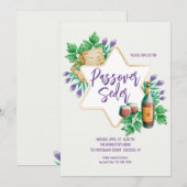 パースオーバー・セーダー 招待状 (正面/裏面)