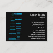 パースペクティブ – 空の青と黒の白 名刺 (裏面)