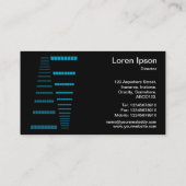 パースペクティブ – 空の青と黒の白 名刺 (裏面)