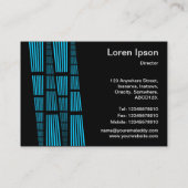 パースペクティブv2 – 空の青と黒の白 名刺 (裏面)