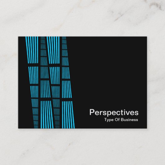 パースペクティブv2 – 空の青と黒の白 名刺 (正面)