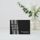 パースペクティブv2 – 黒の白 名刺 (スタンド正面)