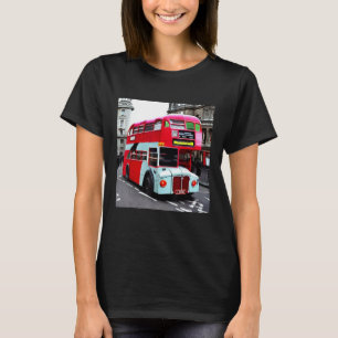 パース予測できなロンドンバスイメージ都市交通 Tシャツ