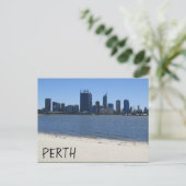 パース市内ビーチ ポストカード (スタンド正面)