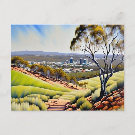 パース西オーストラリア丘陵 シーズンポストカード (正面)