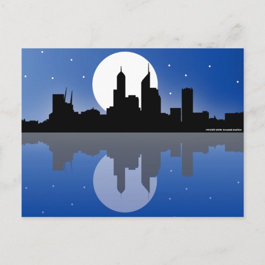 パース西オーストラリア都市景観はがき ポストカード (正面)