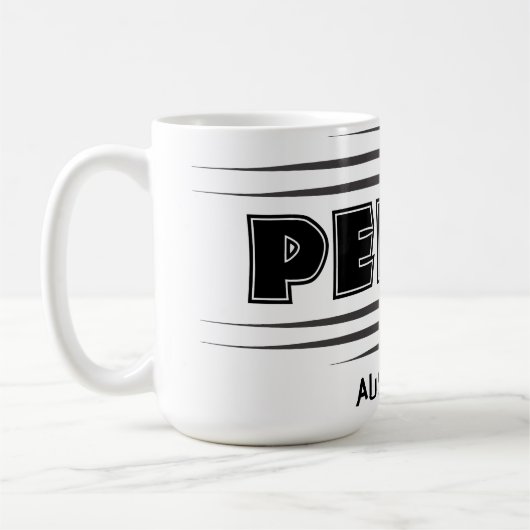 パース・オーストラリア・シティ・サイン コーヒーマグカップ (左)