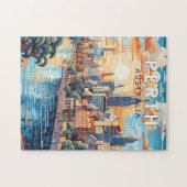 パース・オーストラリア・トラベルアートヴィンテージ ジグソーパズル (横)