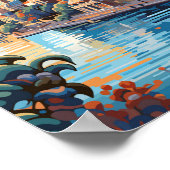 パース・オーストラリア・トラベルアートヴィンテージ ポスター (角)