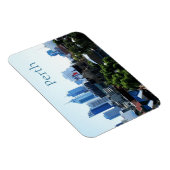 パース、西オーストラリア、スカイライン マグネット (右側)