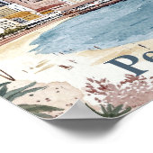 パースAustralia Water Color 絵を描's Travel ポスター (角)