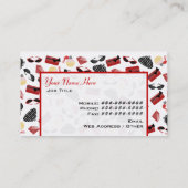 パーセス香料サングラス&ルビービジネスカード 名刺 (裏面)