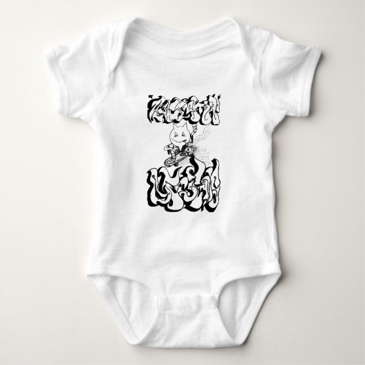 パーセントゥムスケーター#2 ベビーボディスーツ (正面)