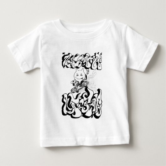 パーセントゥムスケーター#2 ベビーTシャツ (正面)