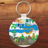 パーセントム_ゾンビ キーホルダー (正面)