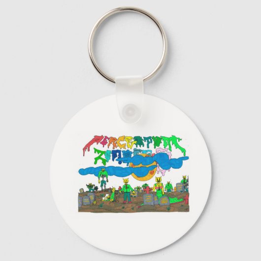 パーセントム_ゾンビ キーホルダー (正面)