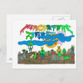 パーセントム_ゾンビ ポストカード (正面/裏面)