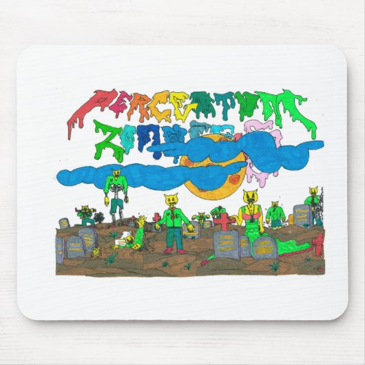 パーセントム_ゾンビ マウスパッド (正面)