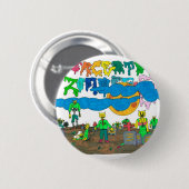 パーセントム_ゾンビ 缶バッジ (正面&裏面)