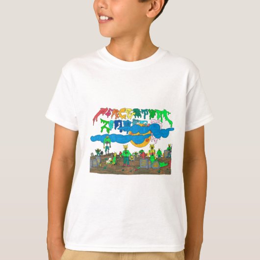 パーセントム_ゾンビ Tシャツ (正面)