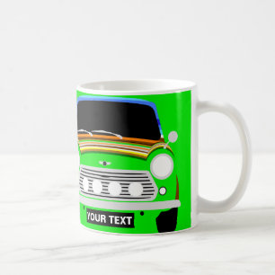 パーソナクラシックライズオリジナルストライピーミニカー コーヒーマグカップ