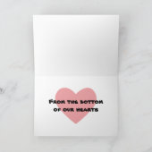 パーソナユーモアのあるライズ可能なナースサンキューカード カード (内部)