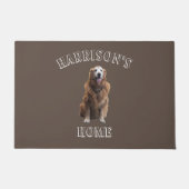 パーソナライカスタムズの飼い犬、猫名写真ペット ドアマット (正面)