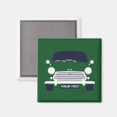 パーソナライカスタムズクラシックミニクーパーカー マグネット (正面/裏面)