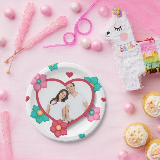 パーソナライズあなた自身の写真の紙皿を加えて下さい ペーパープレート (パーティー)