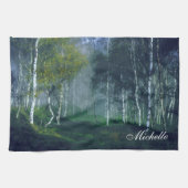 パーソナライズあなた自身の台所タオルを加えて下さい キッチンタオル (横)