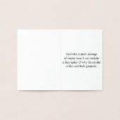 "パーソナライズありがとう!" カード (内部)