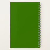 パーソナライズおもしろいするゴルフノートブック ノートブック (裏面)