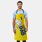 パーソナライズおもしろい非実行可能パパ エプロン (着用した状態)