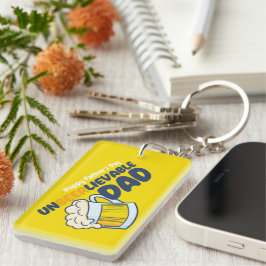 パーソナライズおもしろい非実行可能パパ キーホルダー