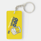 パーソナライズおもしろい非実行可能パパ キーホルダー (裏面)