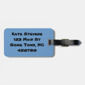 パーソナライズこの鉱山の荷物のラベル ラゲッジタグ (裏面横)