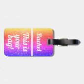 パーソナライズこれはあなたのバッグ|のおもしろいな荷物のラベルです ラゲッジタグ (裏面横)