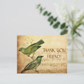 パーソナライズされたありがとうはがき ポストカード (スタンド正面)